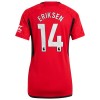 Camiseta de fútbol Manchester United Eriksen 14 Primera Equipación 23-24 - Mujer